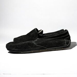 🌻NEW Condition Giorgio Brutini Black Suede Le Glove Slip-On Loafer Mens Size 9